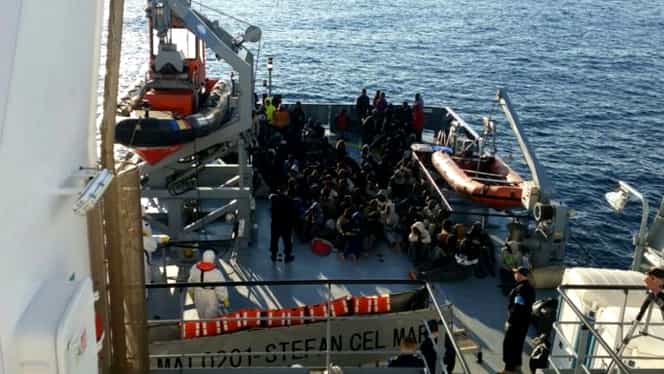 Nave cu sute de migranţi, interceptate în zona Vama Veche – 2 Mai