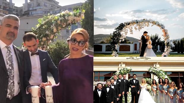Aurelian Temişan şi Monica Davidescu, lumânări cu mesaj surpriză la nunta Andreei Bălan: „Vă suntem alături”