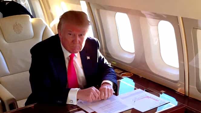 Lux cum nu îţi imaginezi! Cum arată avionul lui Donald Trump de 100 de milioane de dolari. GALERIE FOTO