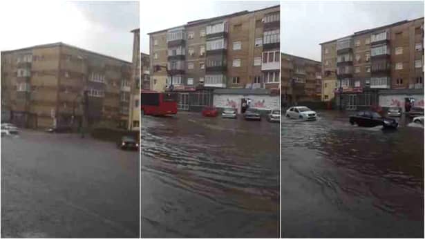 O mașină a fost luată de ape, în comuna Pianu, județul Alba. De asmenea, o ploaie torențială a blocat mai multe străzi din Alba Iulia, după ce sistemul de canalizare nu a mai făcut față. Apa a ajuns în mai multe gospodării, iar circulația s-a desfășurat cu dificultate.