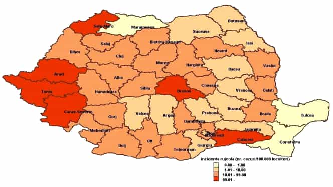 Criză în România. Peste 9.700 de cazuri de rujeolă au fost confirmate, 24 în ultima săptămână