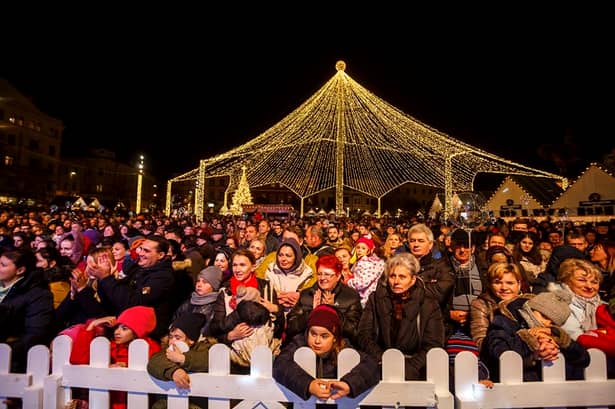 Târgul de Crăciun de la Cluj-Napoca, printre cele mai frumoase din Europa. FOTO