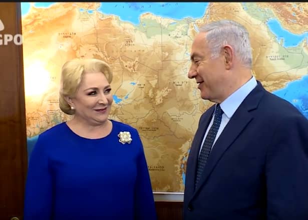 Culisele vizitei lui Dăncilă în Ierusalim! Ce i-a spus Netanyahu când a văzut-o. VIDEO
