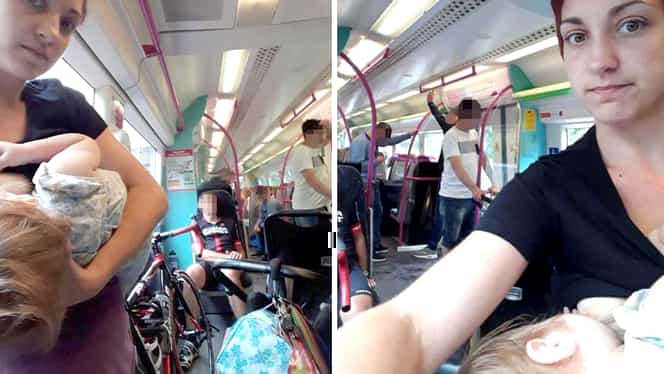 Această mamă a urcat în autobuz şi a început să alăpteze! Ceilalţi pasageri au jignit-o şi au umilit-o. Dar să vezi cum s-a răzbunat femeia