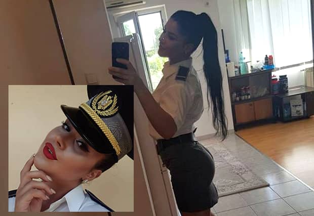 Cea mai sexy poliţistă a ţării a trecut graniţa! Imagini incendiare cu Luiza Ciuclea!