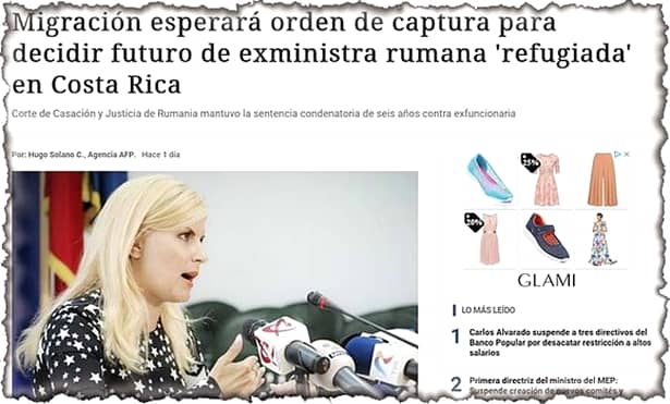 Presa din Costa Rica, despre Elena Udrea. Ar putea fi extrădată?