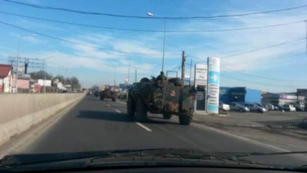 Imagini ŞOC! Tancurile au intrat în România!