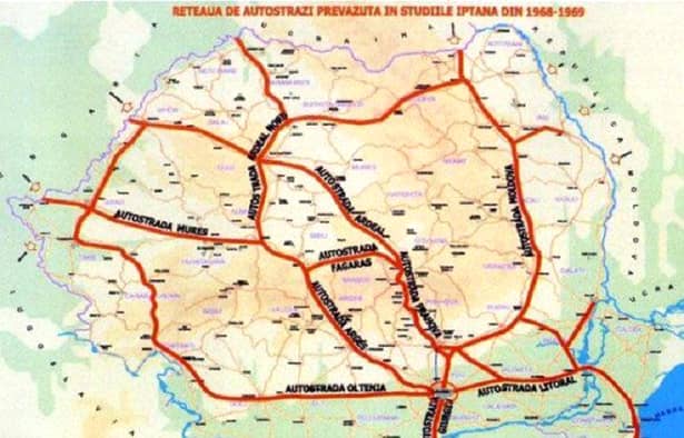 Planul secret al lui Nicolae Ceaușescu despre autostrăzile României. Iată cum arăta harta din 1968! Asemănările cu proiectele de acum sunt uluitoare!