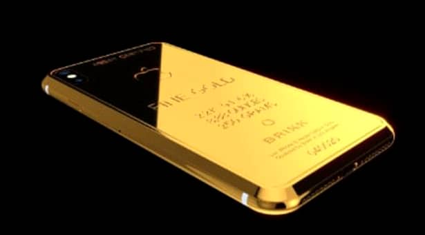 Ţi se pare scump iPhone X? Află cât costă versiunea de lux din aur masiv, încrustată cu diamante