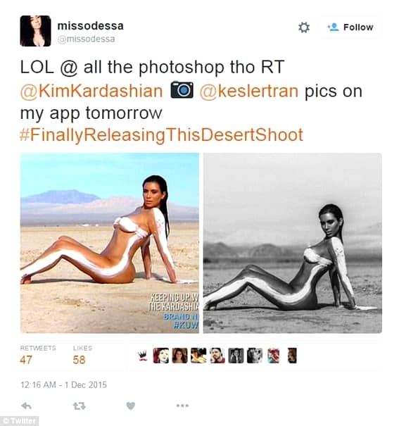 Colaj de poze: Kim Kardashian retușată și neretușată