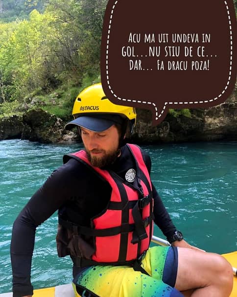 „Neatza cu Răzvan și Dani” în vacanță: Dani are umor și intrat la... apă, pe un râu din Muntenegru, unde a făcut drafting
