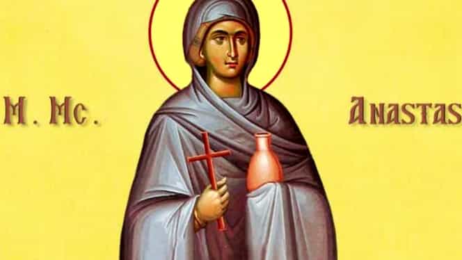 Calendar ortodox 22 decembrie: Sfânta Muceniță Anastasia