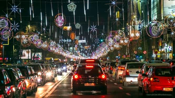 Luminițe de Crăciun 2018: Când se aprind ornamentele speciale din Capitală
