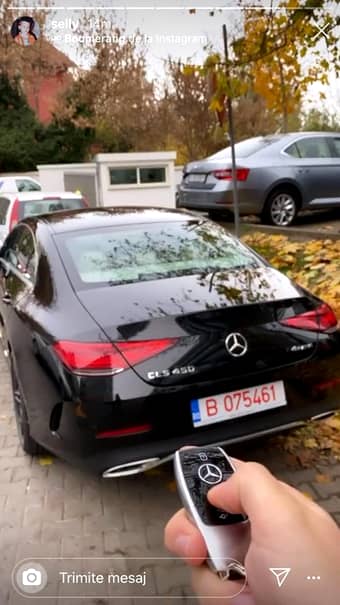 Selly și-a cumpărat Mercedes CLS 450 de 100 de mii de euro