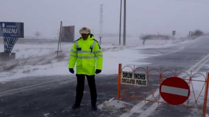 INFOTRAFIC: Starea drumurilor pe 11 ianuarie, artere închise din cauza ninsorii