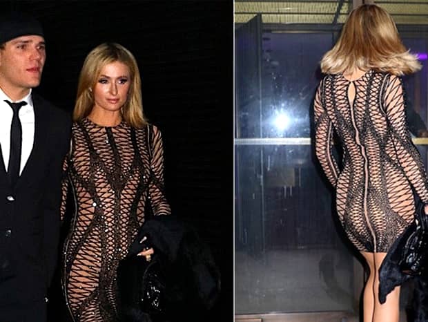 Galerie foto. Paris Hilton, sexi şi transparentă la aniversarea Rihannei