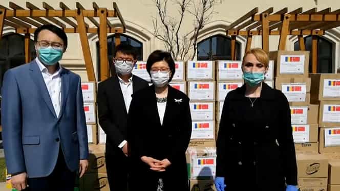 Ambasada Chinei în România, donație pentru spitalele din București: ”Este o formă de întoarcere a susținerii”. VIDEO