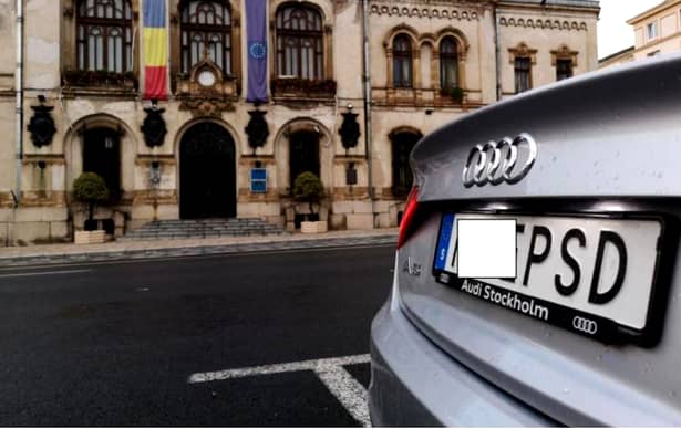 Șoferul cu număr anti-PSD a rămas fără permis