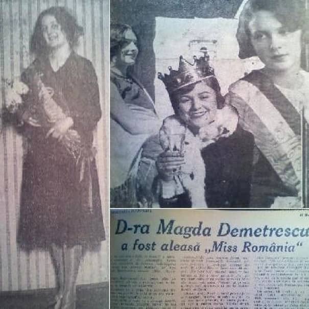 Ziarele vremii despre Magda Demetrescu, prima Miss România, din anul 1929