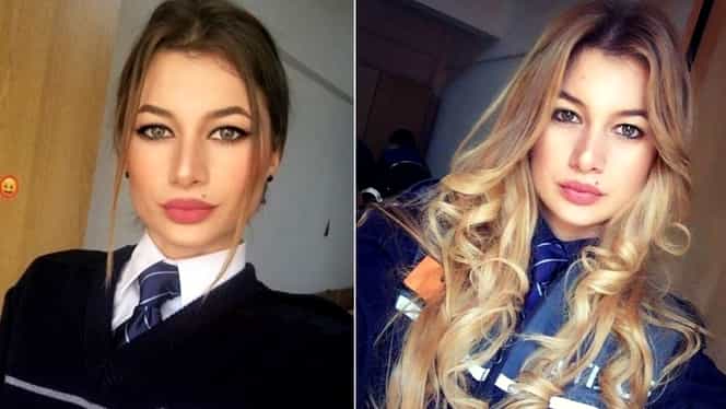 Ea este cea mai frumoasă poliţistă din România! Cum arată în civil!