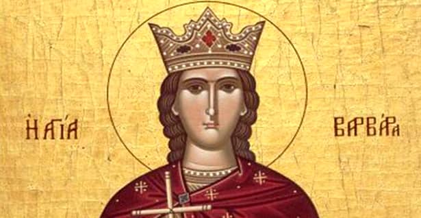 Sfânta Muceniţă Varvara este prăznuită pe 4 decembrie, conform Calendarului Ortodox