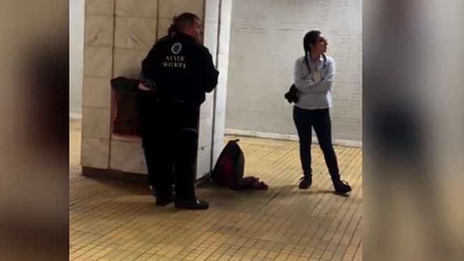 Un nou caz Magdalena Șerban, oprit la timp! O tânără a atacat mai mulți călători, însă paznicii de la metrou au intervenit