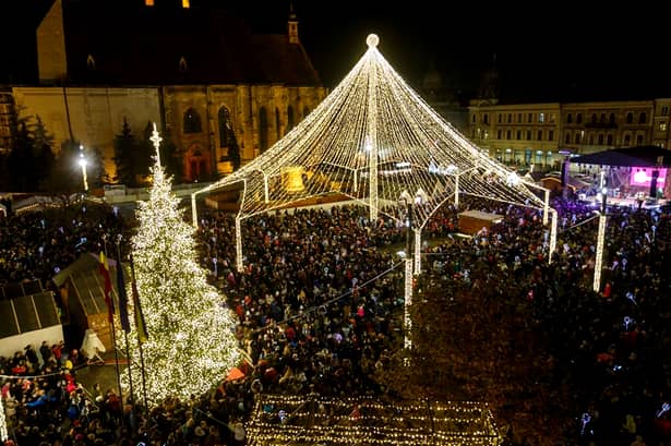 Târgul de Crăciun de la Cluj-Napoca, printre cele mai frumoase din Europa