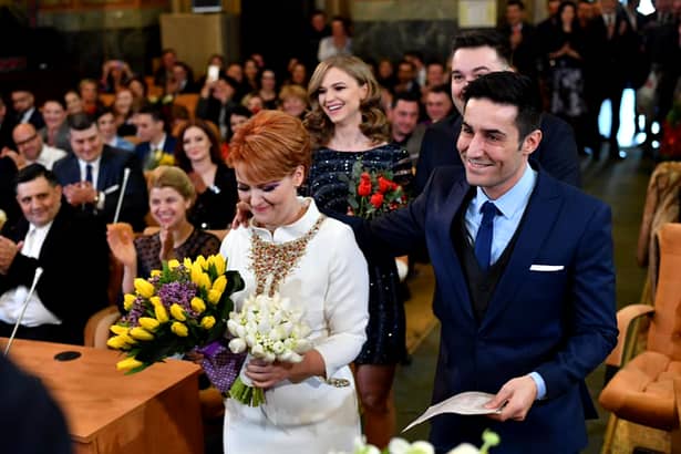 Nuntă Lia Olguța Vasilescu și Claudiu Manda