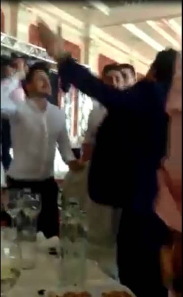VIDEO / Salam a făcut spectacol la nunta unui fotbalist dinamovist