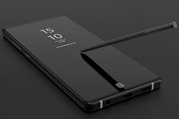 Vă prezentăm în premieră imagini cu noul Note 9, care va fi prezentat oficial joi, 9 august 2018. Samsung Galaxy Note 9 va fi vârf de gamă pentru concernul sud-coreean. Astfel, Samsung a luat-o înaintea concurentului direct Apple, care urmează să prezinte și el în septembrie noul iPhone 9. 