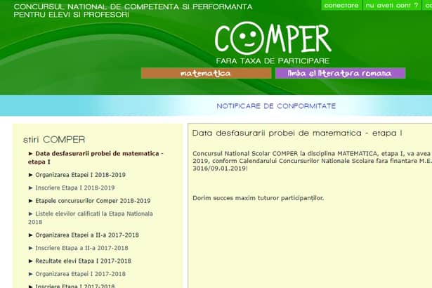 Comper 2019: programul etapelor la proba de limba română