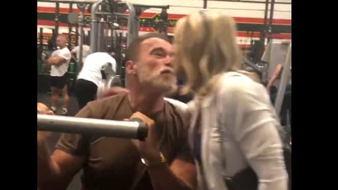Nadia Comăneci, apariție de senzație alături de Arnold Schwarzenegger: „Asta este relația noastră” VIDEO
