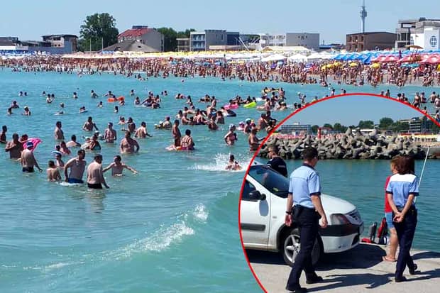 CAZ INCREDIBIL la Eforie Nord! „Ajutaţi-mă, soţul meu s-a înecat!” Poliţiştii şi ISU l-au căutat timp de două ore în mare, dar, când l-au găsit, toată lumea de pe plajă a început să râdă. Motivul e ULUITOR