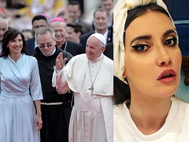 Iulia Albu critică ținuta purtată de Carmen Iohannis la vizita Papei: ”Abuzează de un privilegiu care nu îi aparține”