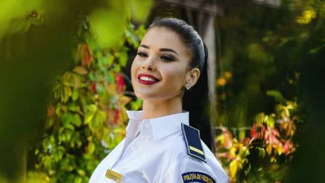 GALERIE FOTO. Cea mai frumoasă poliţistă de frontieră din România. E mîndria colegilor!
