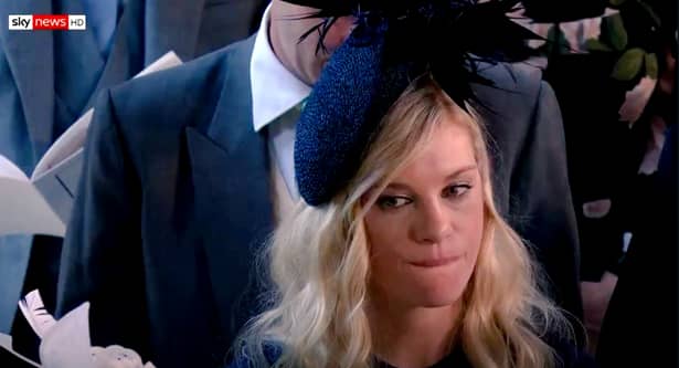 Chelsy Davy fosta iubită a Prințului Harry reacție virală la nunta regală. Cum a fost surprinsă