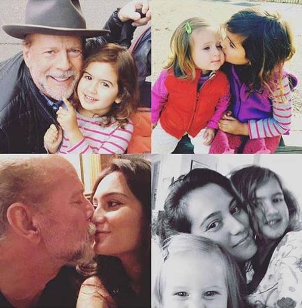 Bruce Willis se mîndreşte cu familia sa! Cît de bine arată soţia sa şi ce fetiţe simpatice are! GALERIE FOTO