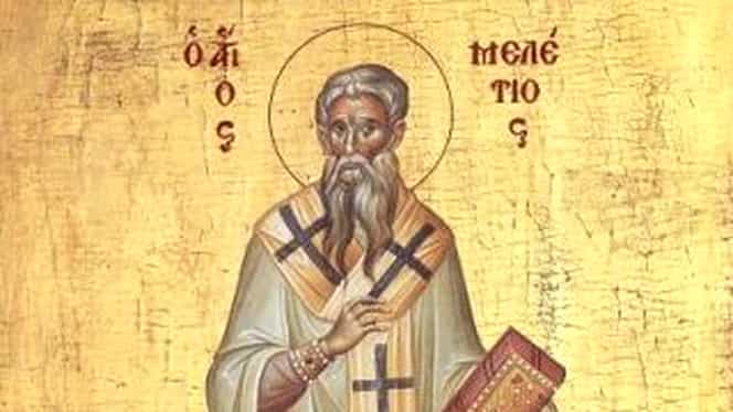 Calendar ortodox 12 februarie: pomenirea Sfântului părinte Meletie, arhiepiscopul Antiohiei