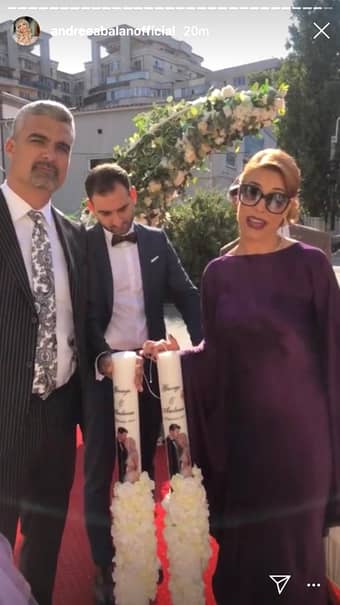 Aurelian Temişan şi Monica Davidescu, lumânări cu mesaj surpriză la nunta Andreei Bălan: „Vă suntem alături”