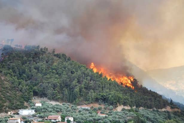 Avertizare de călătorie in Grecia din cauza riscului de incendii