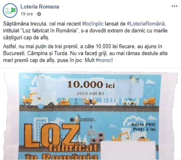 Facebook Loteria Română