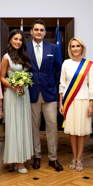 Gabriela Firea, primarul Capitalei, a oficiat cununia civilă a praspetei familii Dragnea, însă nu a participat la marele eveniment de la Palatul Snagov