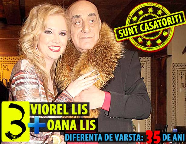 TOP 30 – Cuplurile din showbiz-ul românesc cu cele mai mari diferenţe de vârstă