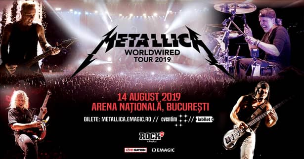Concertele anului 2019: Metallica, Bon Jovi și Goran Bregovic, din nou în România