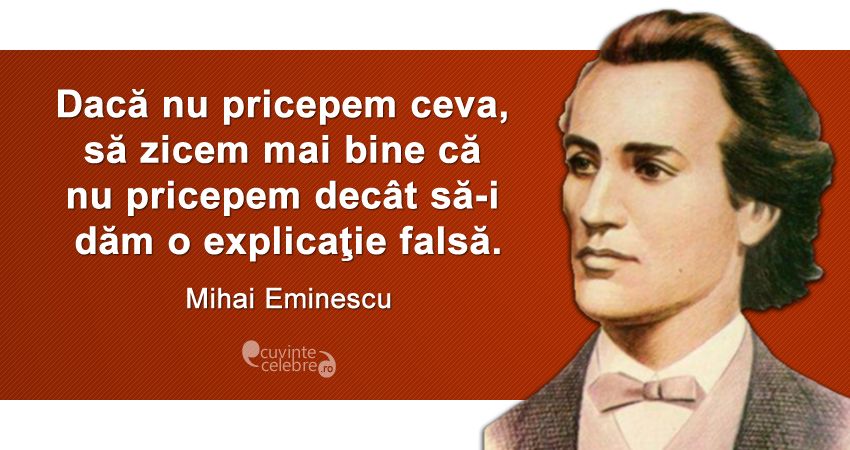 Mihai Eminescu, „valabil” și la 169 de ani de la nașterea sa... Gândurile sale sunt geniale