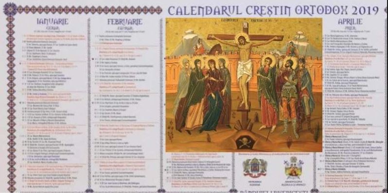 Calendarul ortodox de pe 12 ianuarie 2019
