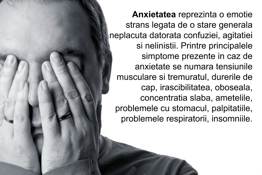 Anxietatea, ca orice tulburare a organismului, este precedată de anumite simptome pe care este bine să nu le ignori, ca insomnie, dureri muscular, indigestie cronică, neîncrederea în sine, teama de penibil, griji exacerbate