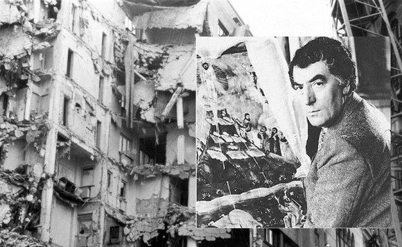 Aici a murit imensul actor care a fost Toma Caragiu, strivit pe casa scărilor la cutremurul din 4 martie 1977. Dacă rămânea în casă nu pățea nimic...