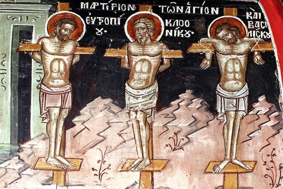 Sfinții Eutropiu, Cleonic și Vasilisc