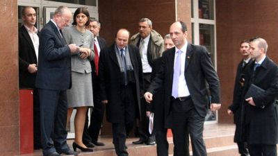 Laura Codruța Kovesi, alături de ministrul Justiției, Tudorel Toader